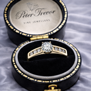 Ring, single stone, cubic zirconia