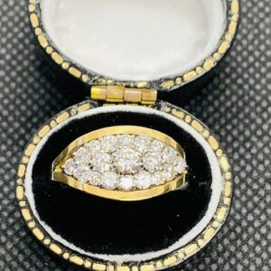 Diamond cluster ring