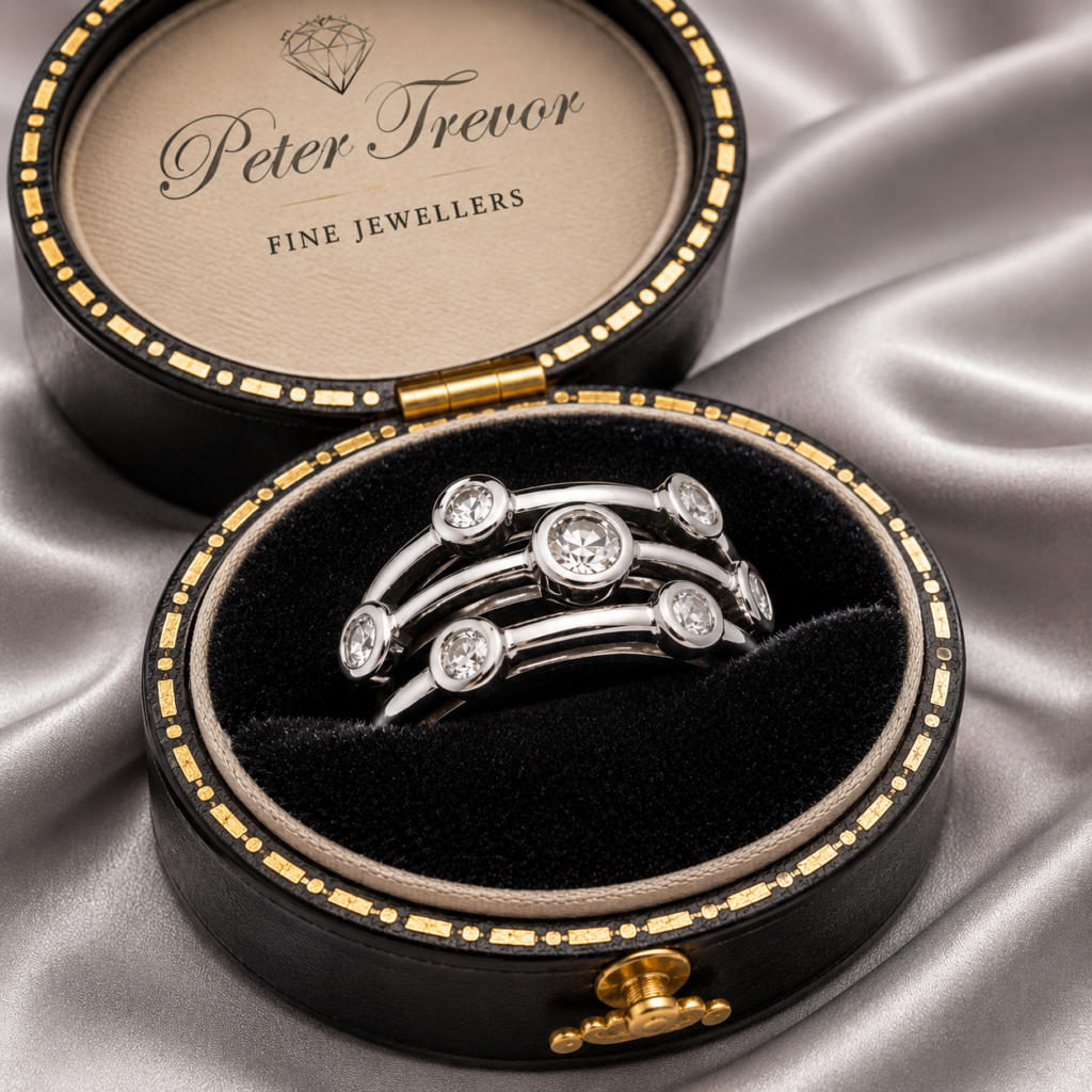 Diamond 'Bubble' ring