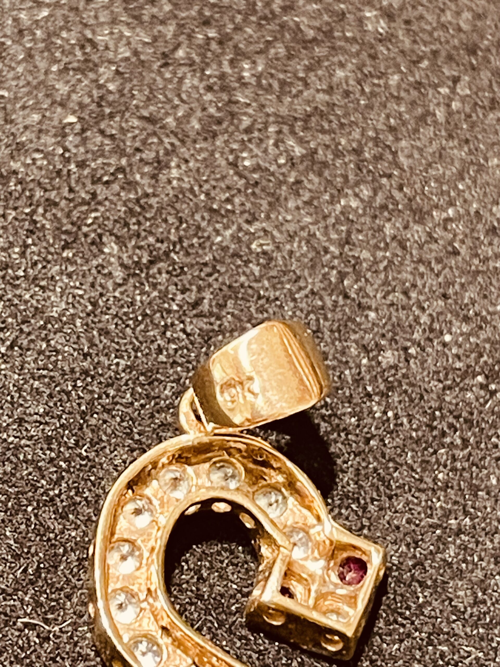 Yellow Gold Cubic Zirconia Snake Pendant - Image 4