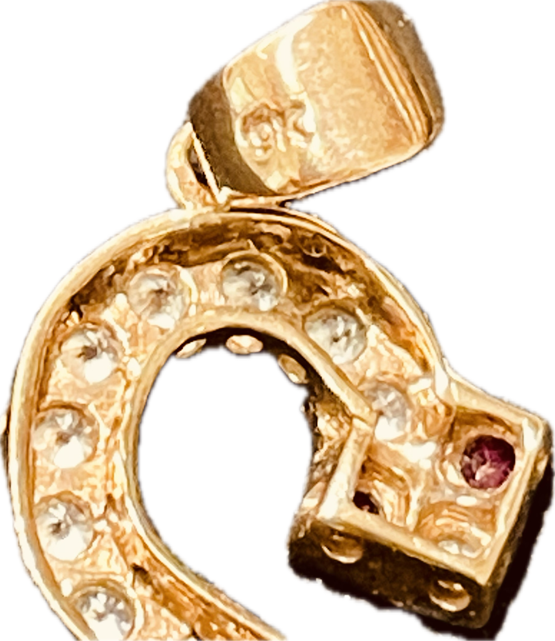 Yellow Gold Cubic Zirconia Snake Pendant - Image 6