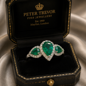 Emerald and Diamond Ring